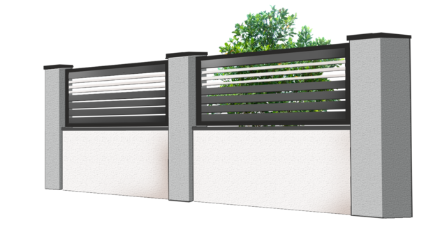 Kombinované plotové systémy