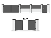 Kombinované plotové systémy