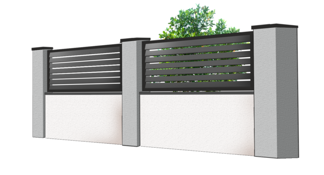 Lamelové plotové systémy