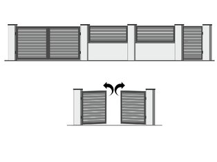 Lamelové plotové systémy a brána