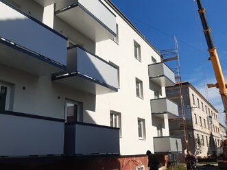 oceľový závesný balkón MBD Steel – montáž