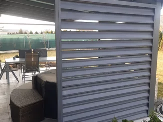 Pergola pre záhradnú terasu – detail konštrukcie