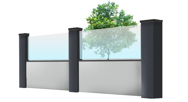 Presklené plotové systémy